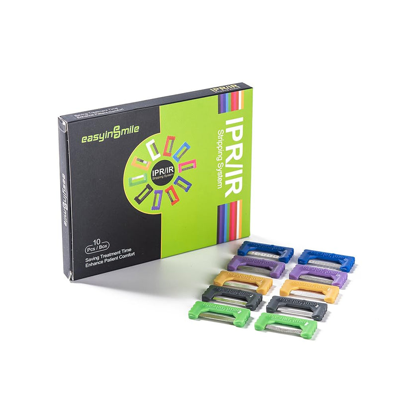 [Australia - AusPower] - Dental IPR Strips Interproximal reduction Sanding Strips Between Teeth 10PCS Orthodontic Polising Striping System (IR Kit) 