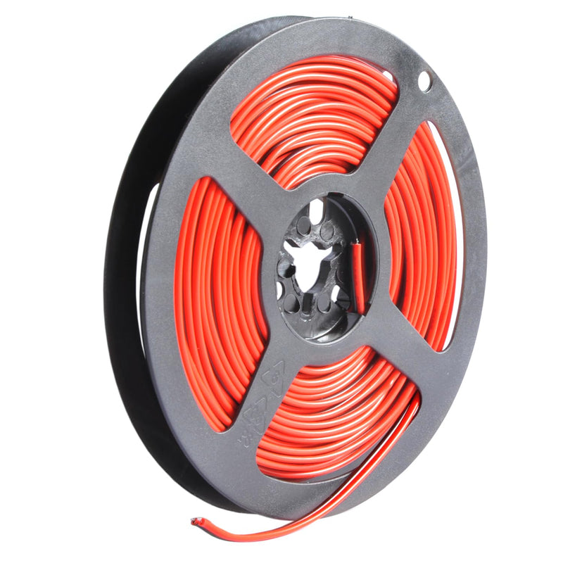 [Australia - AusPower] - WESIRI 32.8ft/10m 2 Pin 20AWG Electrical Extension Cable Red Black Stand Connection 2 Conductor Line Cord Hook Up Wire for 5050 2835 3014 Single Colour Flexible LED Tape Light 
