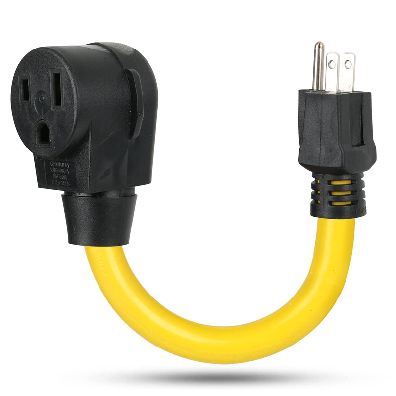 [Australia - AusPower] - AQQHSAIN 1.5FT Welding Adapter Cord, NEMA 5-15P to 6-50R Power Cord Adapter 5-15 Male Household Plug to Welding 6-50 Female Receptacle 