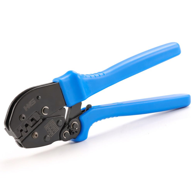 [Australia - AusPower] - HKS Ratchet Crimping Tool for 5, 30 and 45 Amp Contacts DC Power Connector Modular Power Terminals, Powerpole Crimper with Build-in Orientation Block AP-15 Crimper 