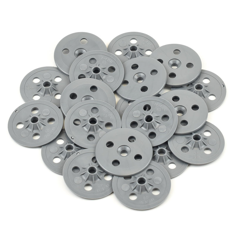 [Australia - AusPower] - Plasterboard/Insulation Fixing Washers, 35mm Nylon, non rust - 100PCS Designed and Made in The UK 100 