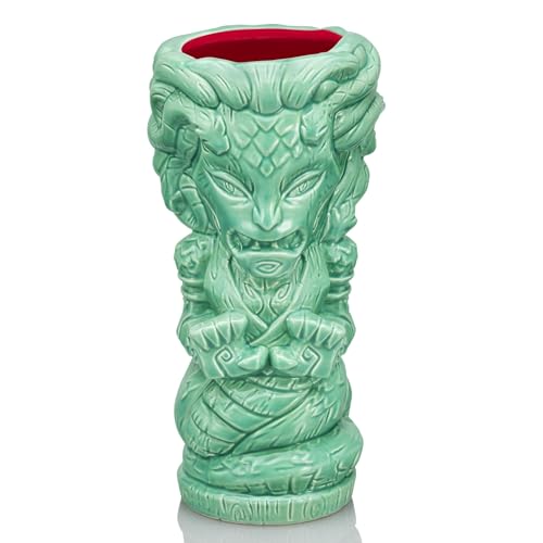 Geeki Tikis Medusa Ceramic Mug | Party Cocktail Tumbler for Liquor and Beverages | Holds 15 Ounces