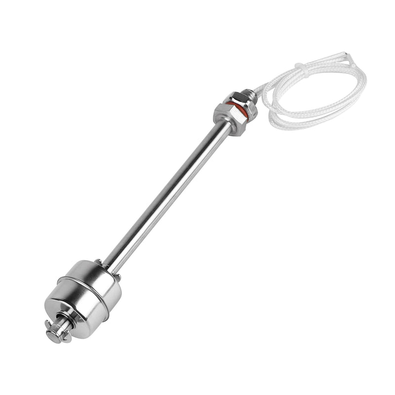 EXLECO Stainless Steel Float Switch 150 mm M10 Vertical 230 V | Water Level Sensor, Liquid Level Regulator for Water Pump, Pool & Pond