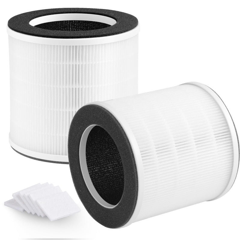 [Australia - AusPower] - GoKBNY 2-Pack H7126 Replacement Filter Compatible with GoveeLife H7126 Purifier, 3-in-1 True HEPA Filters 