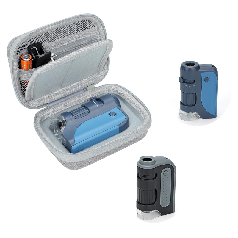 [Australia - AusPower] - USB Microscope Case for Carson MicroBrite Plus (MM-300) BNISE LAKWAR BEBANG Brand Pocket Microscope Mini Handheld Scope, Waterproof Shockproof Dust-proof Include a Carabiner (Case Only) For Carson MicroBrite Plus BNISE/LAKWAR/BEBANG 