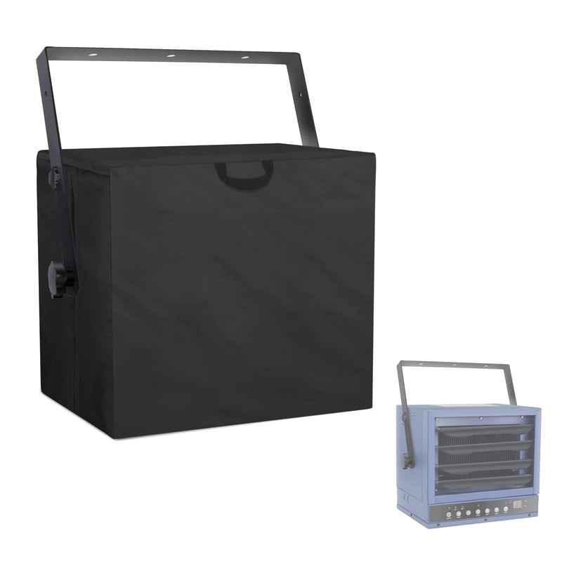 [Australia - AusPower] - Krismile Electric Garage Heater Cover,Suitable for most brands for Garage,Workshop,Shop,Heavy Duty Industrial Heaters Cover.Ideal for dustproof(Only cover,Black) 