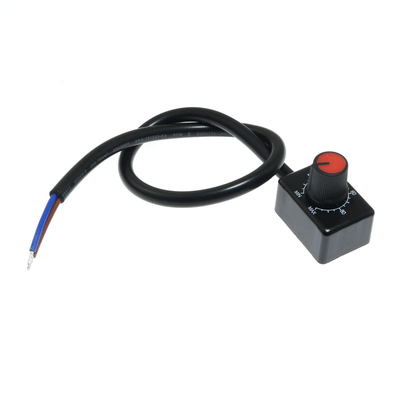 [Australia - AusPower] - Maxmoral Dimmer Switch 0-10V Knob LED Dimmer No Flicker No Noise Mini Switch PWM Dimming Indoor Lighting Spotlight Grow Light Driver for Use with Track Lights Wall Washer Lights 
