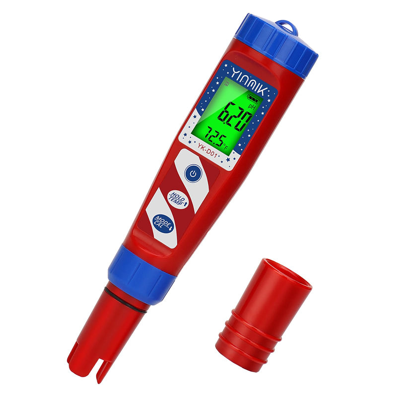 [Australia - AusPower] - Hydrogen Water Tester, ORP Tester,YINMIK Hydrogen Tester,pH Hydrogen Meter for Drinking, pH H2 ORP Temp Test Kit, H2 Water PPB/PPM Meter, Dissolved Hydrogen Tester for Hydrogen Water Bottle 