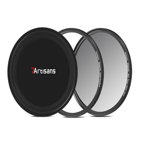 7artisans Nano Magnetic Filter UV Filter ND Light Reduction Filter/CPL Polarization Filter/GND Gradient Filter/Black Mist 1/4 Portrait Photography Filter Suitable for Lens(67mm GND0.9) 67mm Magnetic GND0.9