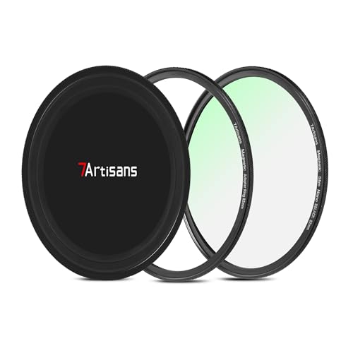 7artisans Nano Magnetic Filter UV Filter ND Light Reduction Filter/CPL Polarization Filter/GND Gradient Filter/Black Mist 1/4 Portrait Photography Filter Suitable for Lens(72mm Black Mist 1/4) 72mm Magnetic BLACK MIST 1/4
