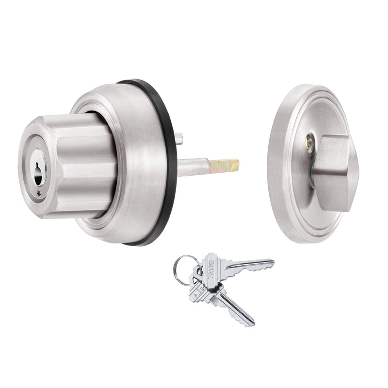 [Australia - AusPower] - EASILOK Deadbolt Lock, Twist-to-Lock Keyless A3 Single Cylinder Deadbolt Door Lock with Anti-Mislock Button for Front Door Apartment 