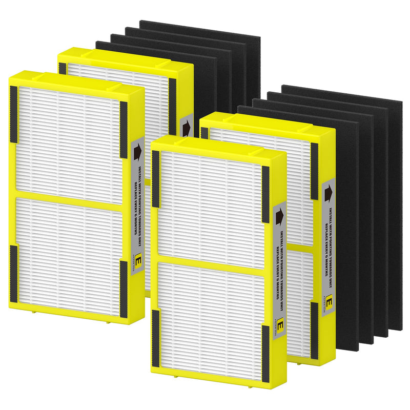 [Australia - AusPower] - FLT4100 Replacement Filter E Compatible with Guardian Technologies Purifier AC4100, AC4100CA, AC4150BL, AC4150PCA, AC4150P, 4-Pack 4 Pack 