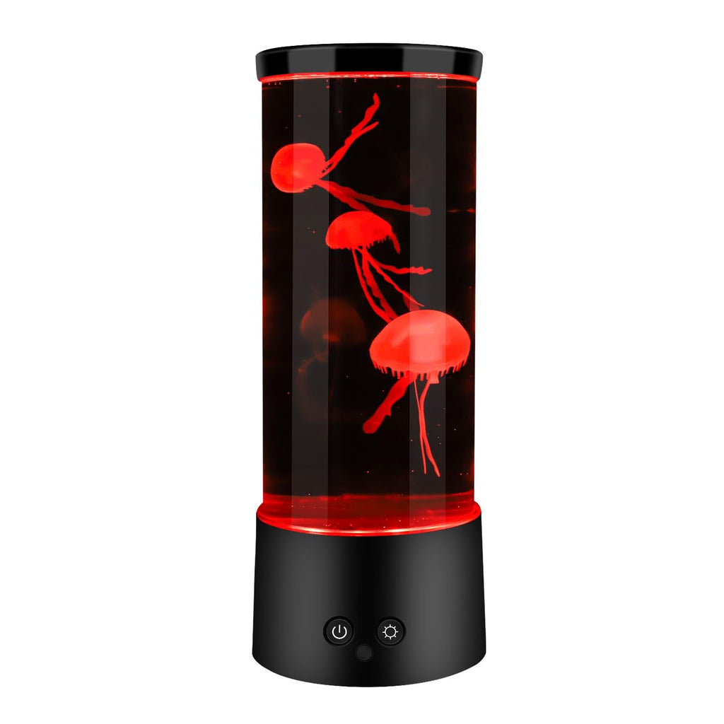 [Australia - AusPower] - Jellyfish lamp; Ambient light; Jellyfish aquarium; table night, Jellyfish tank; Table lamp; Jellyfish light; Mood light; Night light; Cool desk lamp for home, office, room decor;purple jellyfish lamps 