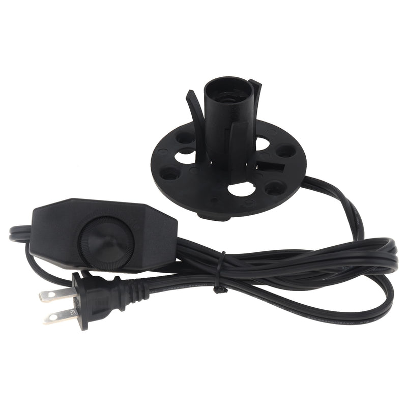 RTNLTI Salt Lamp Cord Replacement with Dimmer Switch and Base Assembly