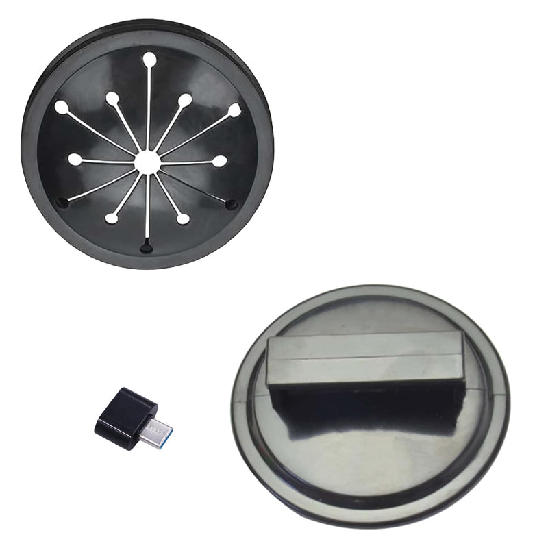 [Australia - AusPower] - 3 Inch Garbage Disposal Splash Guard Collar Sink Garbage Disposal Splash Guard Sink Stopper Universal Rubber Food Waste Disposer for Whirlaway, Waste King, Sinkmaster and GE Models Type-C Convertor 