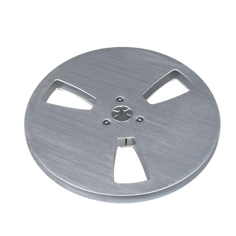 [Australia - AusPower] - 1/4 7 Inch Empty Tape Reelï¼Œ Aluminum Alloy Universal Open Reel Sound Tape Empty Reel for Reel to Reel for TEAC/ReVox Studer (Sliver) 