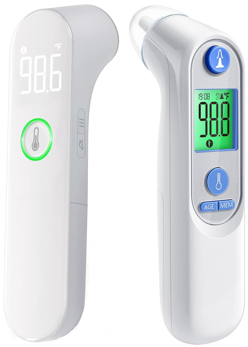 [Australia - AusPower] - No-Touch Thermometer for Adults and Kids & Ear Thermometer for Kids 