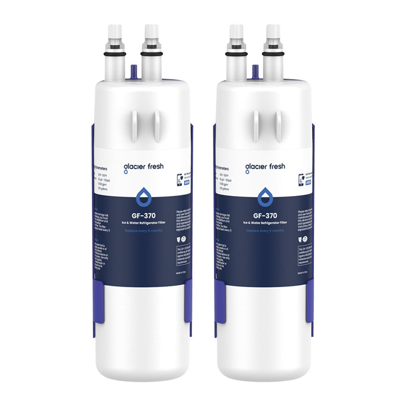 [Australia - AusPower] - GLACIER FRESH W1029537A Refrigerator Water Filter Compatible with W10295370A, EDR1RXD1, Filter 1, W10295370, P4RFWB, P8RFWB2L, 46-9930, 46-9081 Refrigerator Water Filter | Pack of 2 