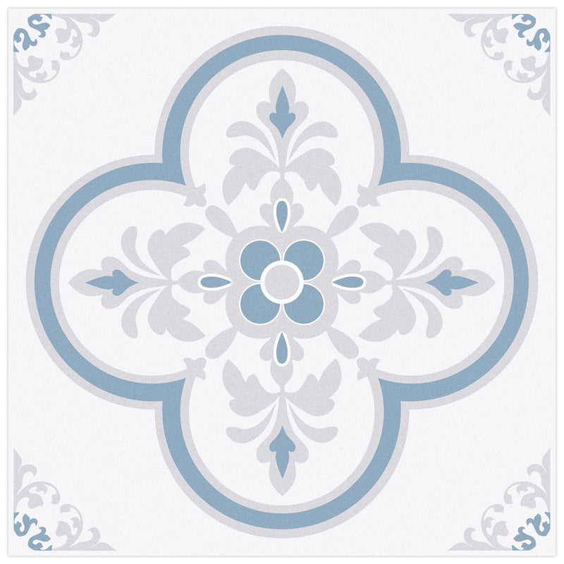 [Australia - AusPower] - Peel & Stick Floor Stickers 8"x8" Self Adhesive, Suitable for Wall, Floor, Kitchen, Bathroom, Pet House, Fireplace 10 Sheets Wall Decorative Decals (8x8 inches, Blooming Flowers, 10) 