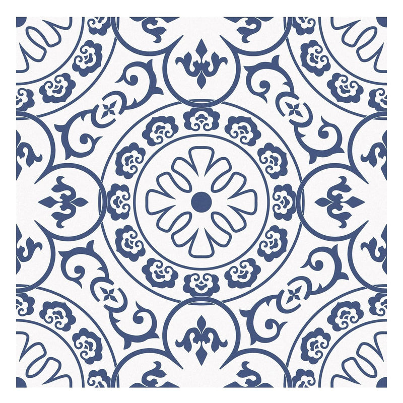 [Australia - AusPower] - Peel & Stick Floor Stickers 8"x8" Self Adhesive, Suitable for Wall, Floor, Kitchen, Bathroom, Pet House, Fireplace 10 Sheets Wall Decorative Decals (8x8 inches, Blue, 10) 8x8 inches 