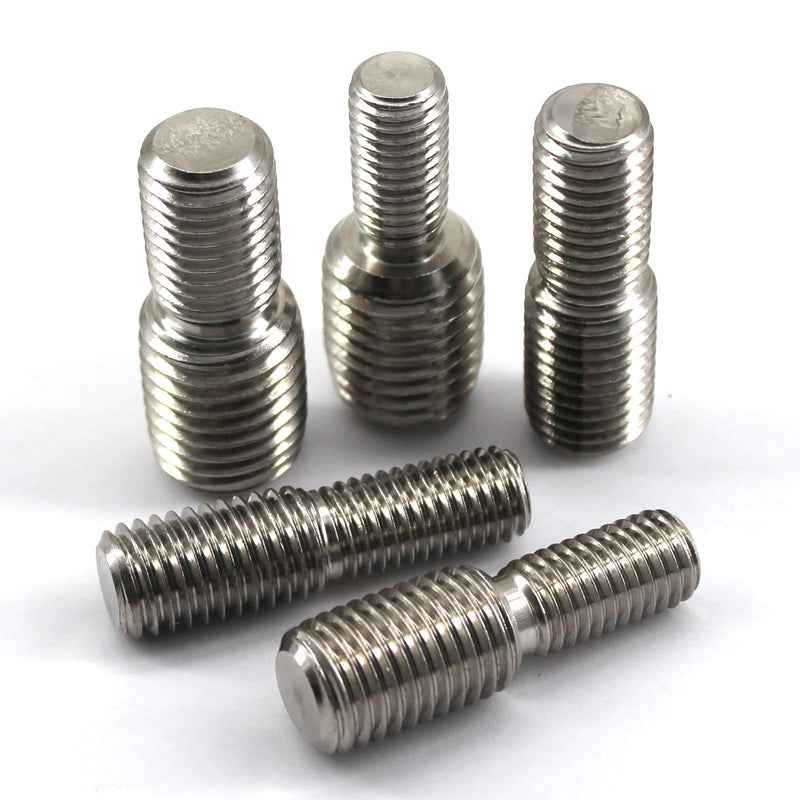 [Australia - AusPower] - (20 Pieces) M8x10 to M10x10 Double End Threaded Stud Screw Bolt Stainless Steel 304 Converter Reducing Bolt Adapter Conversion Screw 