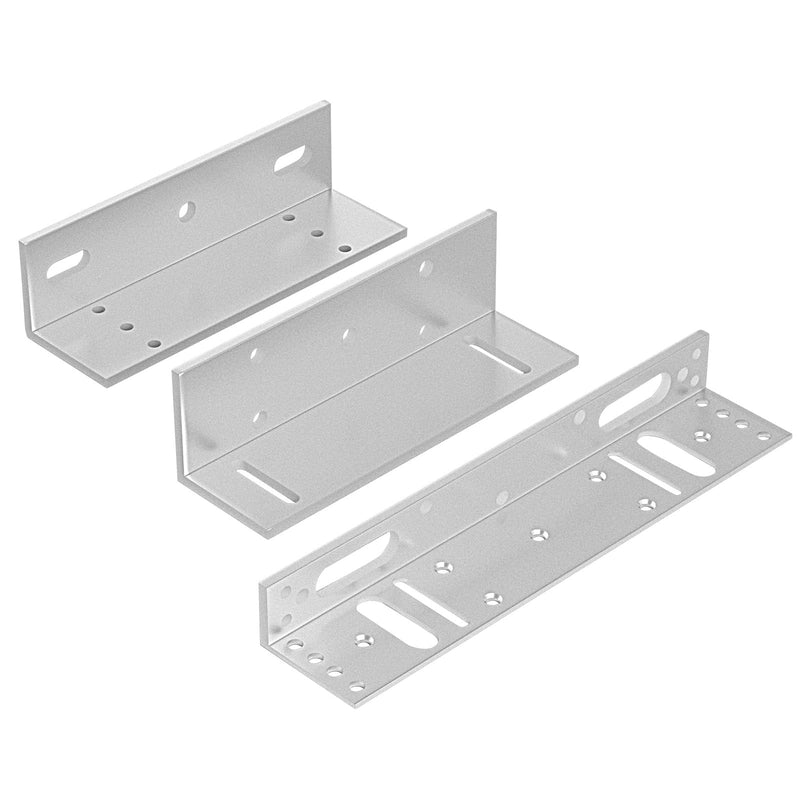 [Australia - AusPower] - Z and L Aluminum Alloy Bracket for Single Door 280KG/600lbs Holding Force Electric Magnetic Lock, Electromagnetic Lock Matching Bracket for Inward Door (Single Door 280KG/600lb Z & L Bracket) Single Door 600lb Z & L Bracket 