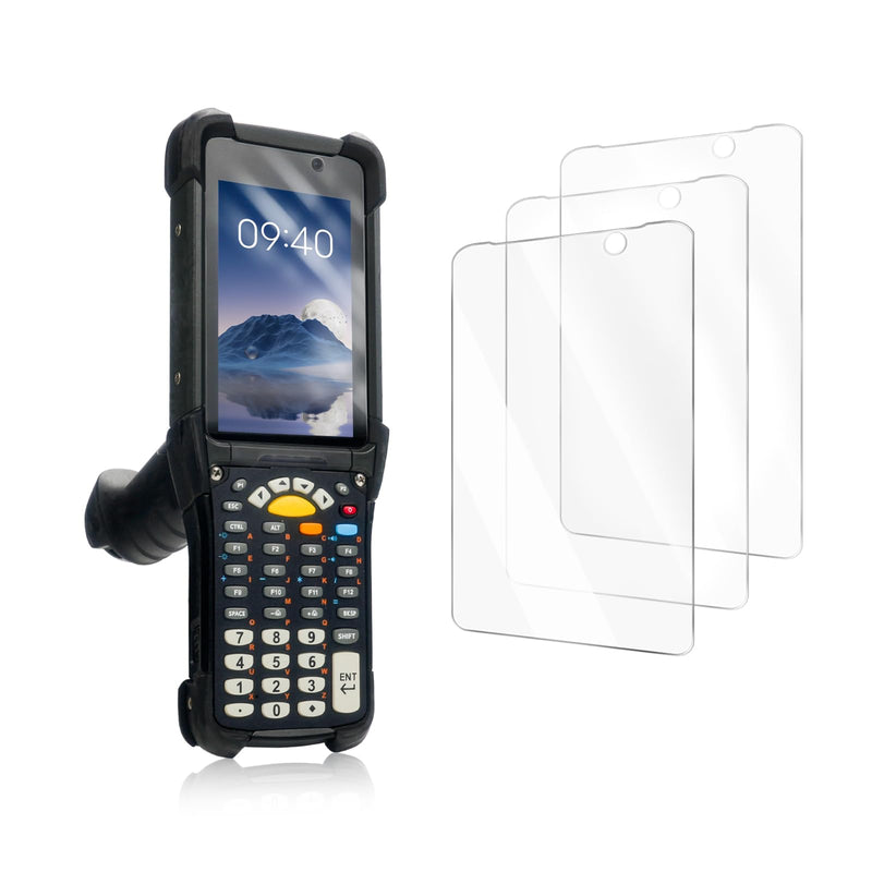 [Australia - AusPower] - 3pcs MC9300 Tempered Glass Screen Protector Replacement for Zebra Symbol MC9300 MC930B-G Handheld Barcode Scanner Mobile Computer,9H Scratch-resistant Clear 