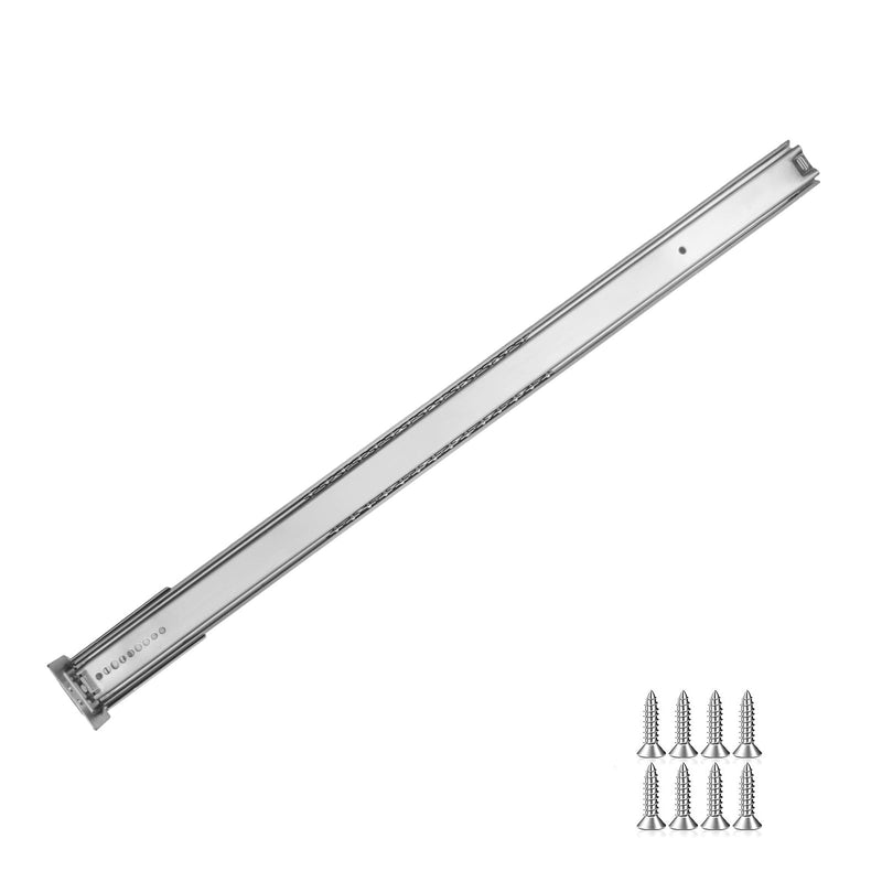 [Australia - AusPower] - LONTAN 1 Pcs Bottom Mount Centered Drawer Slides for Cabinet & Dresser Drawers 12 Inch Heavy Duty Center Mount Drawer Slides 8" Extension Glide Track 