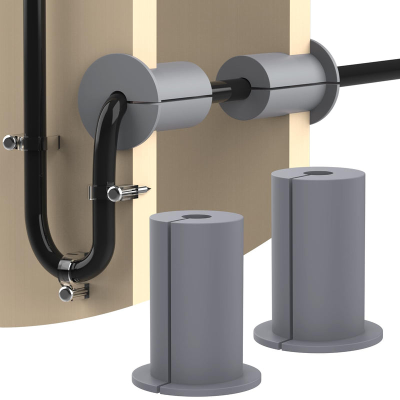 [Australia - AusPower] - Mity rain 2PCS Wall Grommets for Starlink Cable, Accessories Compatible with Starlink Mount for Streaming Organizing Protecting Cords, Feed-Through Bushings for 1 inch Hole Routing Kit 2 Pieces 