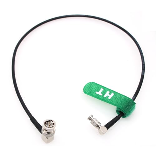 6G SDI Video Cable for Blackmagic Micro Studio Camera 4K G2, Video Assist 4K 5" Monitor, Right Angle HD Micro BNC to BNC High Density 15cm