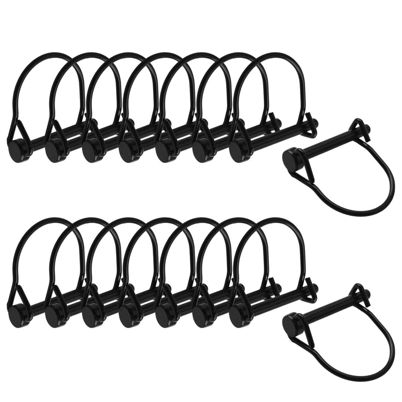 [Australia - AusPower] - 16pcs Wire Lock Pin, 1/4" Heavy Duty Safety Coupler Shaft Locking Pin Hitch Pto Pin for Farm Lawn Garden 16PCS 