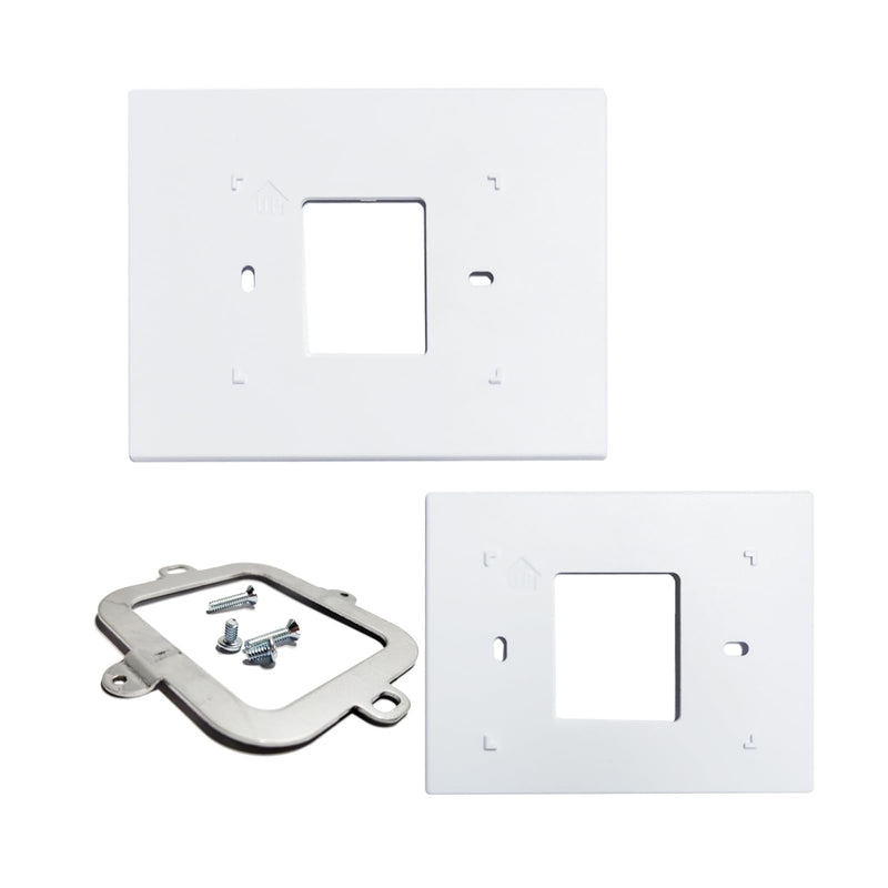 [Australia - AusPower] - THP2400A1027W Thermostat Wall Plate Back Plate White Cover Assembly (1) 1 
