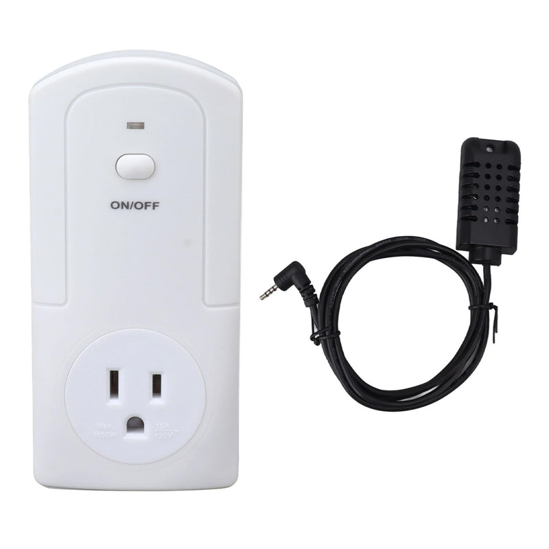 [Australia - AusPower] - Wireless Temperature Controller, WiFi Plug in Humidifier Thermostat Outlet, Versatile Heating Cooling Temp Sensor Thermostat Plug Outlet for Home(TS-5000 US) TS-5000 US 