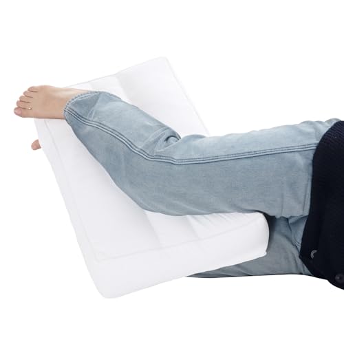 MABOZOO Knee Pillow for Side Sleepers Hip Pain,Between & Under Leg Pillows for Sleeping Side Sleeper,Down Alternative Pillow for Knee & Ankle Support,Sciatica & Back Pain Relief,Pregnancy Support New White 3 inch Thickness(13x26 in)