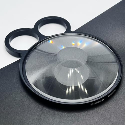 77mm Handheld Whirlpool Glass Prism SLR Photography Accessories Special Effects Handheld Filters, Camera Phones are Applicable 77mm Handheld Whirlpool