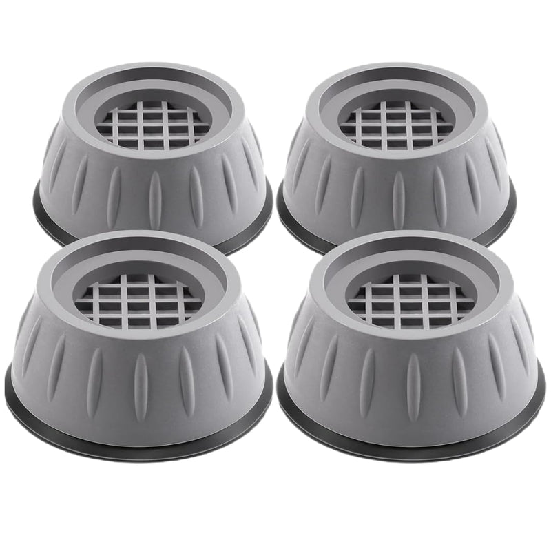 [Australia - AusPower] - Anti Vibration Pads for Washing Machine 4 Pcs Shock and Noise Cancelling Washer Dryer Support Anti-Walk Foot Pads Anti Slip Fridge Bed Leveling Mat Isolation Rubber Feet Mat Against Walking 