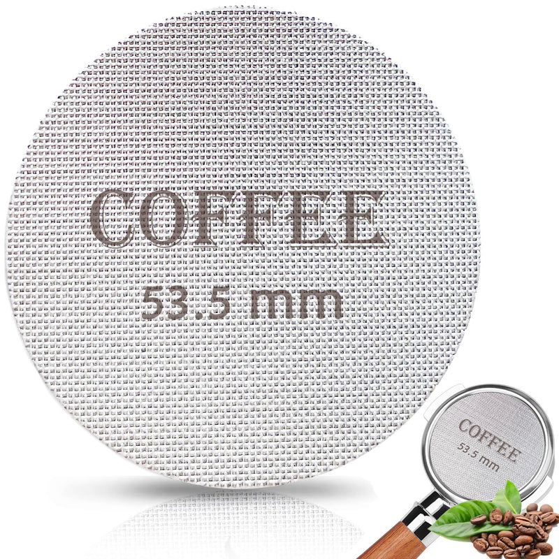 [Australia - AusPower] - Puck Screen 53.5mm Reusable Puck Screen for Espresso Portafilter, 1.7mm Thickness 150Î¼m 316 Stainless Steel Screen Filter Basket Compatible with Espresso Machine 