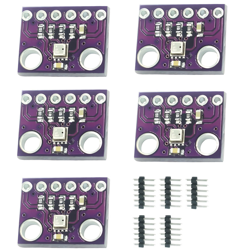 [Australia - AusPower] - 5pcs GY-BME280-3.3 BME280 3.3V High Precision Atmospheric Pressure Sensor Altimeter Module GY-BME280-3.3 Temperature Humidity Sensor Module for Arduino 