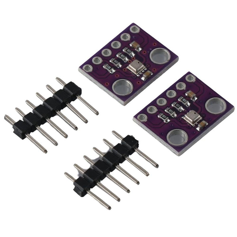 [Australia - AusPower] - Atmospheric 2pcs with IIC I2C Breakout High Precision BME280 3.3V Temperature Humidity Sensor High Speed Barometric Pressure Sensor PCB 