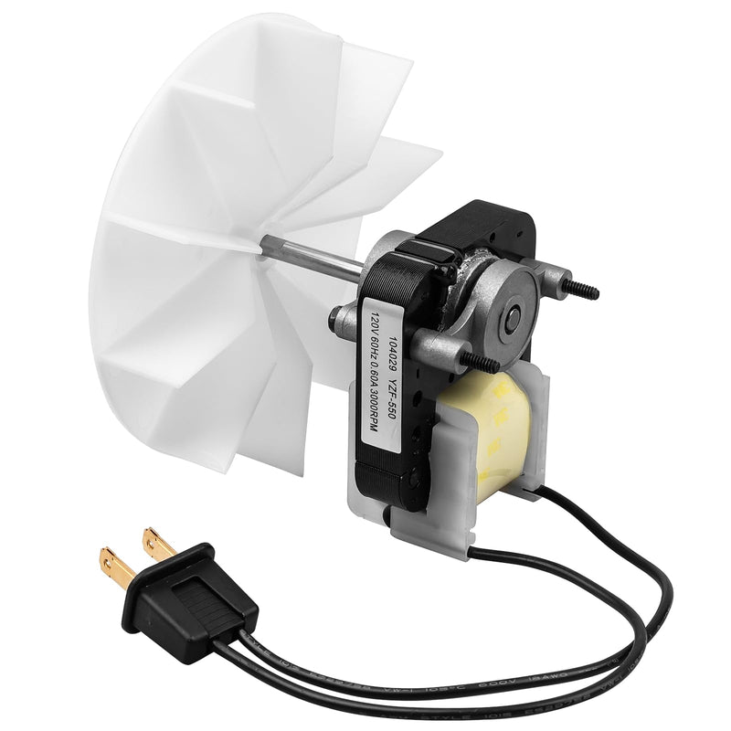 [Australia - AusPower] - Universal Bathroom Vent Exhaust Fan Motor Replacement Motors Kit, Fit for Nu-Tone Br-oan Exhaust Vent Fan Motor 120V 50CFM, with Blower Wheel 