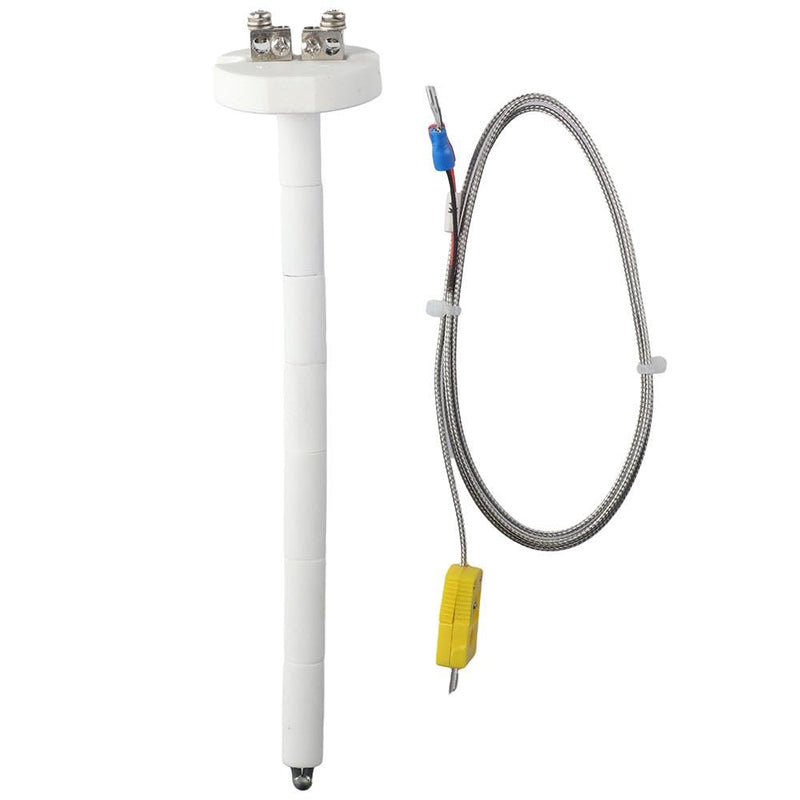 [Australia - AusPower] - Temperature Sensor 0?~1300? Versatile Connector White K-Type Thermocouple Useful High Quality Ceramic Kiln Furnace Probe Muffle Furnace Oven 