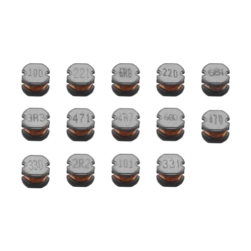 140pcs 14 Values 2.2 UH - 680 UH CD54 Wire Wound SMD Power Inductor Assortment Set 2.2 UH 3.3 UH 4.7 UH 6.8 UH 10 UH 22 UH 33 UH 47 UH 68 UH 100 UH H 20 uh 330 uh 470 uh 680 uh