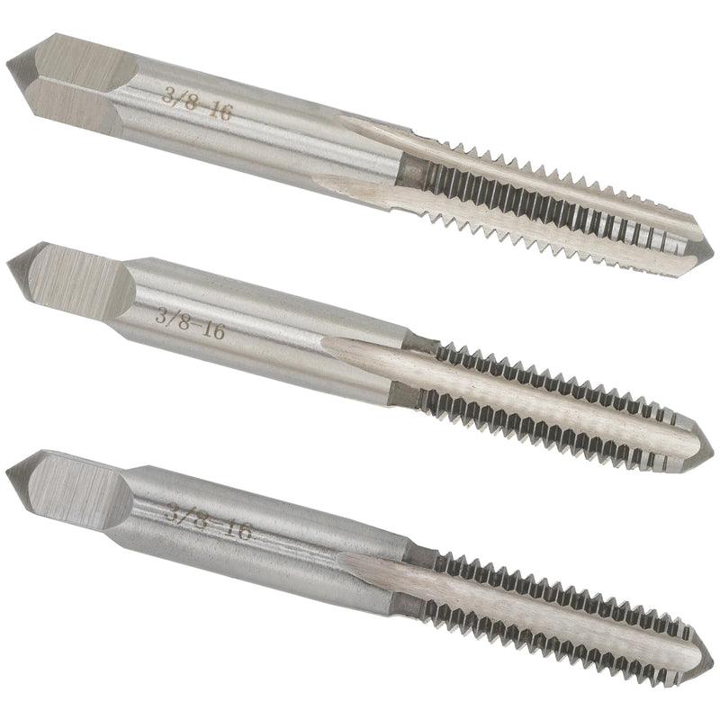 [Australia - AusPower] - 3/8-16 Hand Tap, Right Hand 3/8 x 16 Threading Hand Tap 1Pair 3/8"-16 