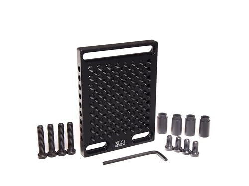 XLCS Backplate for Blackmagic Micro Cage | Micro Studio Camera 4K G2 | Original Micro Cinema Camera | BMMCC | Cheese Plate | BMMSC 4K G2 | Cinema Rig | Modular Design