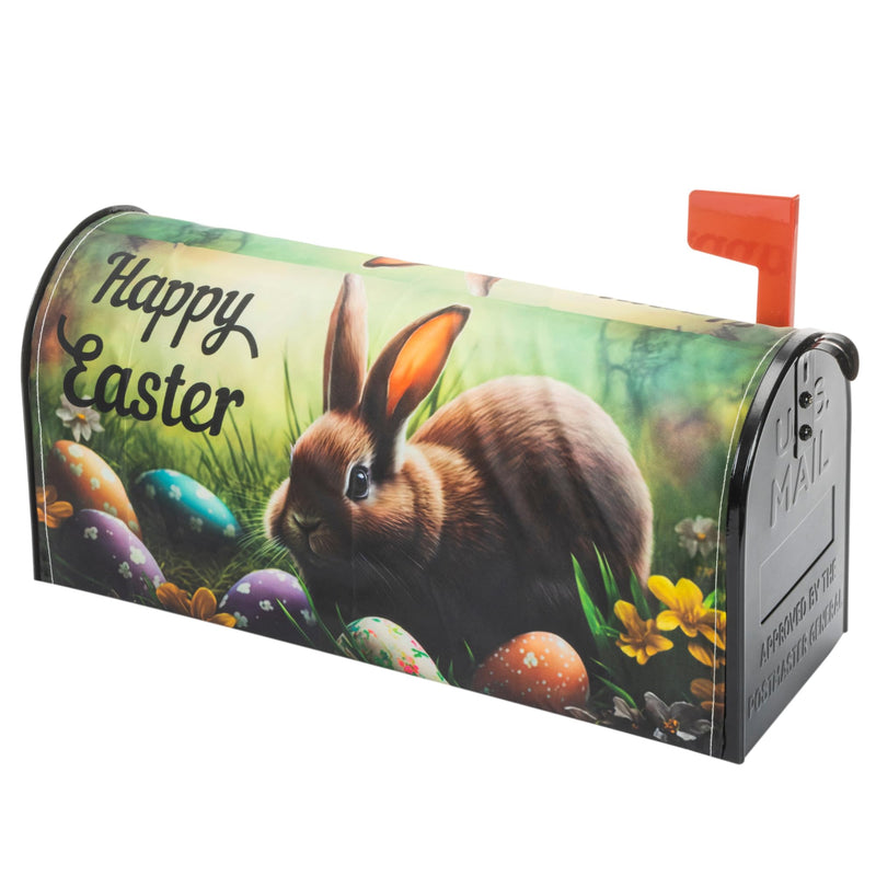 [Australia - AusPower] - Easter Bunny Eggs Mailbox-Covers - Standard Size 18 X 21 Inch Rabbit Mailbox Wraps Post Letter Box Cover Easter C 