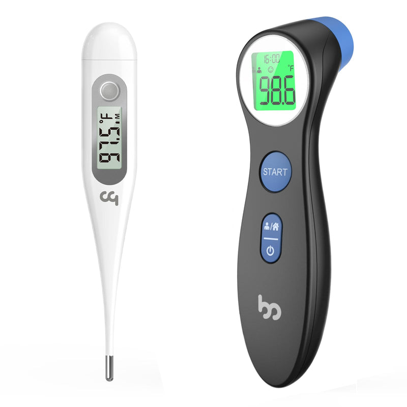 [Australia - AusPower] - Forehead Thermometer + Oral Thermometer 