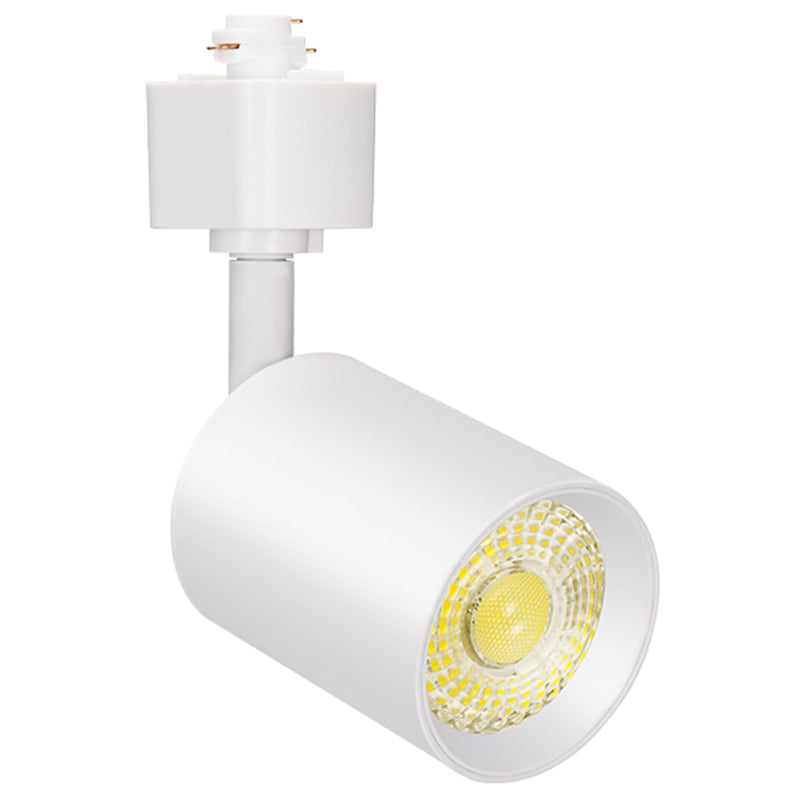 [Australia - AusPower] - VANoopee 10W Dimmable LED Track Lighting Heads H Type Track Light Replacement Fixtures Bright 3000K Warm White Ceiling Spotlight for Accent Task Art, Flicker Free CRI90+ 24Â° 800lm White, Pack of 1 