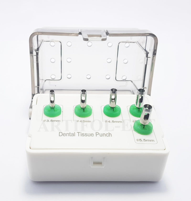 [Australia - AusPower] - Dental Implant Tissue Punch Kit 5 Pcs Set for Implantation OS1021 