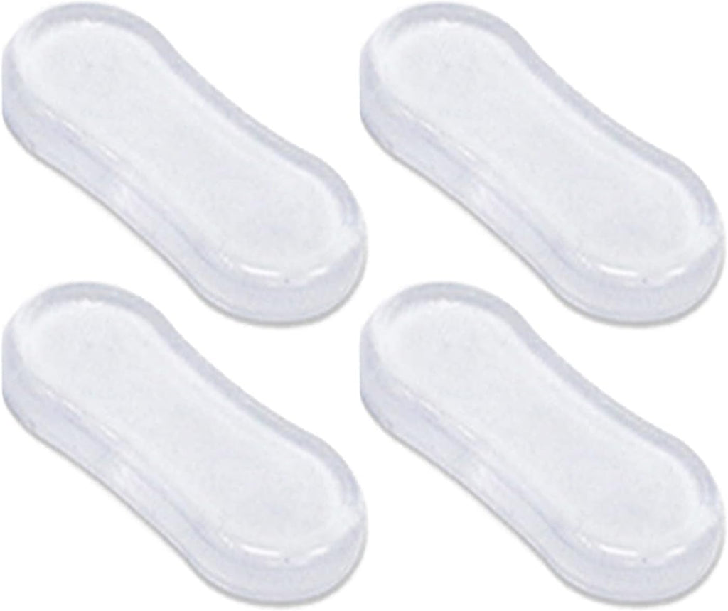 [Australia - AusPower] - 4Pcs Toilet Seat Bumper Set, Silicone Strong Adhesive Toilet Seats Lid Bumpers, Toilet Seat Buffers, Toilet Lid Rubber Pads for, Home, Hotel and Hospital Toilets and Toilet Parts Bathroom Fixtures 