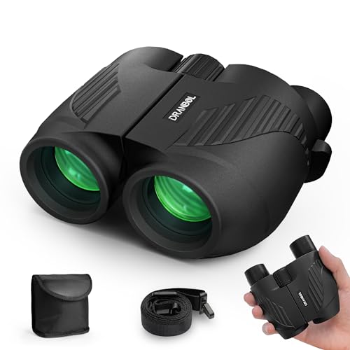 20X25 Small Binoculars for Adults and Kids, Large Eyepiece Binoculars for Bird Watching Easy Focus, Pocket High Powered Opera Glasses for Concert, Cruise Ship, Travel Must Have Binocular2025-Black